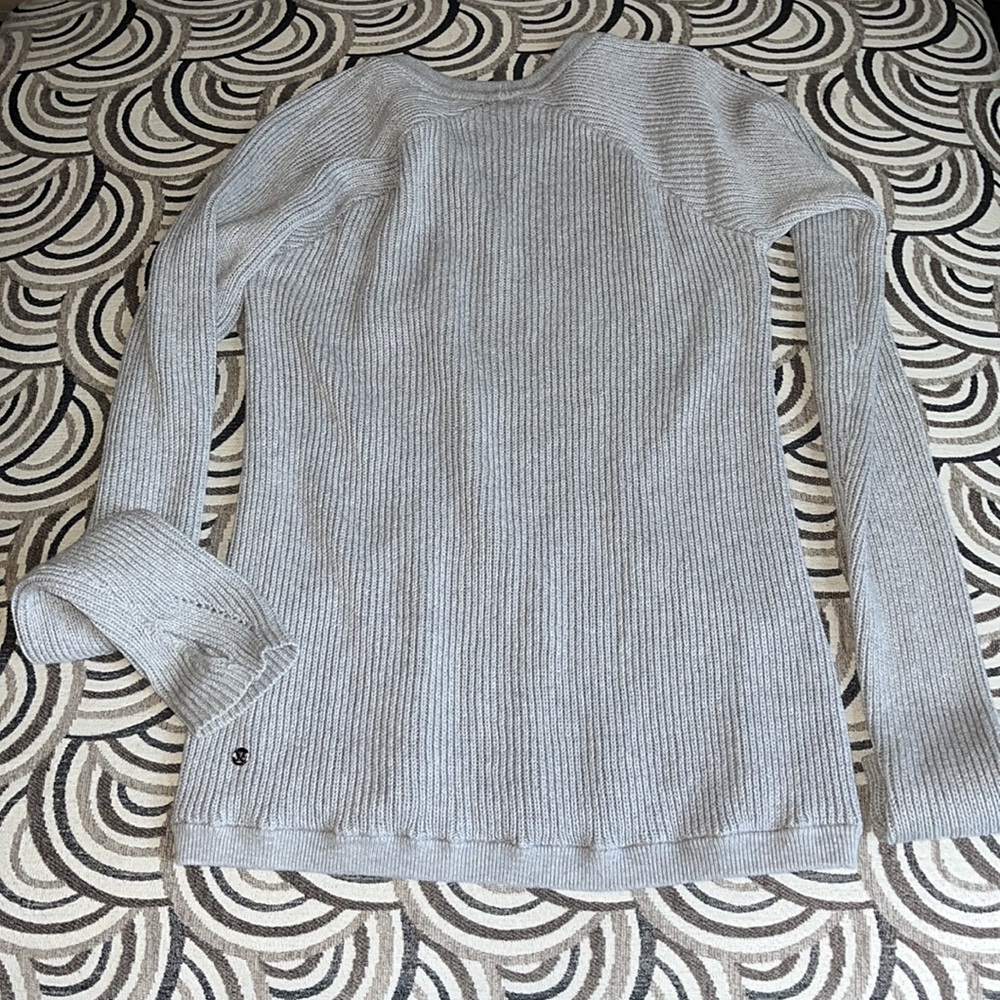 Lululemon The Sweater The Better in Heathered Medium Grey. Go by Measure… - Picture 12 of 13